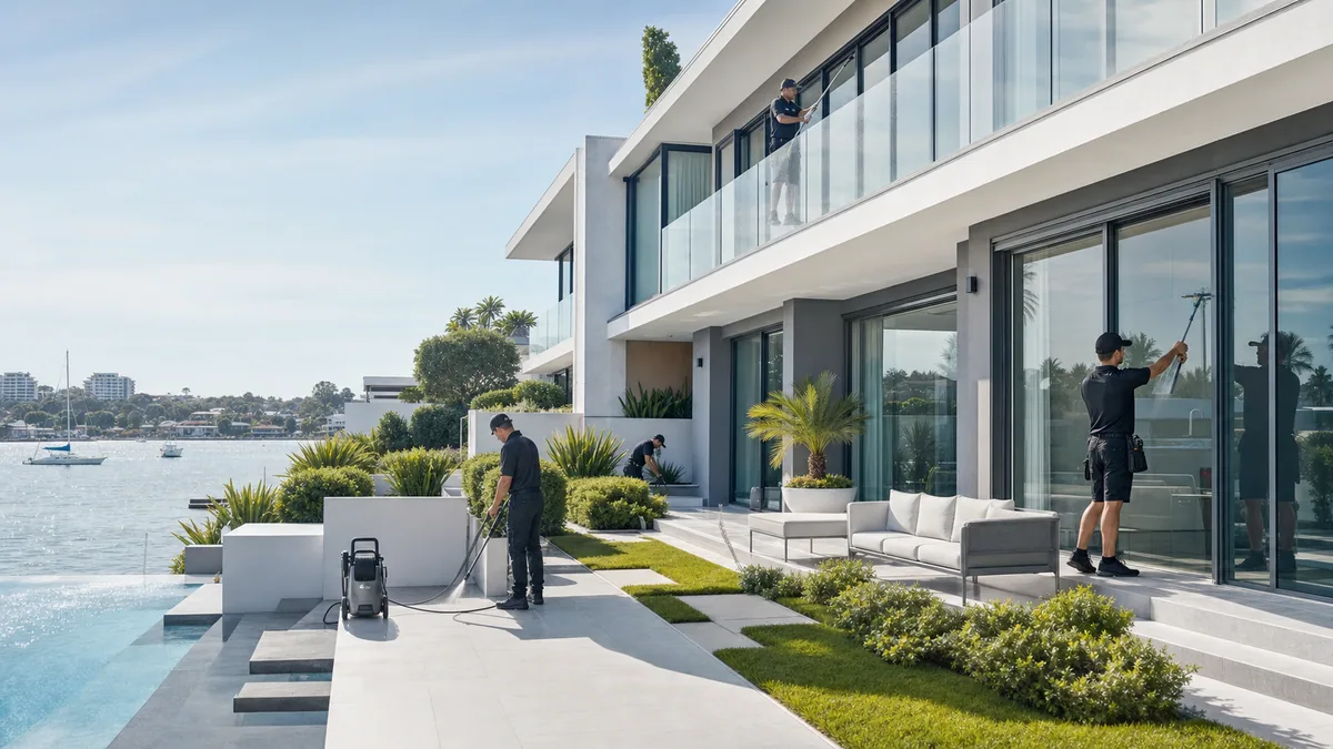 Platinum whole-property care at a premium coastal residence